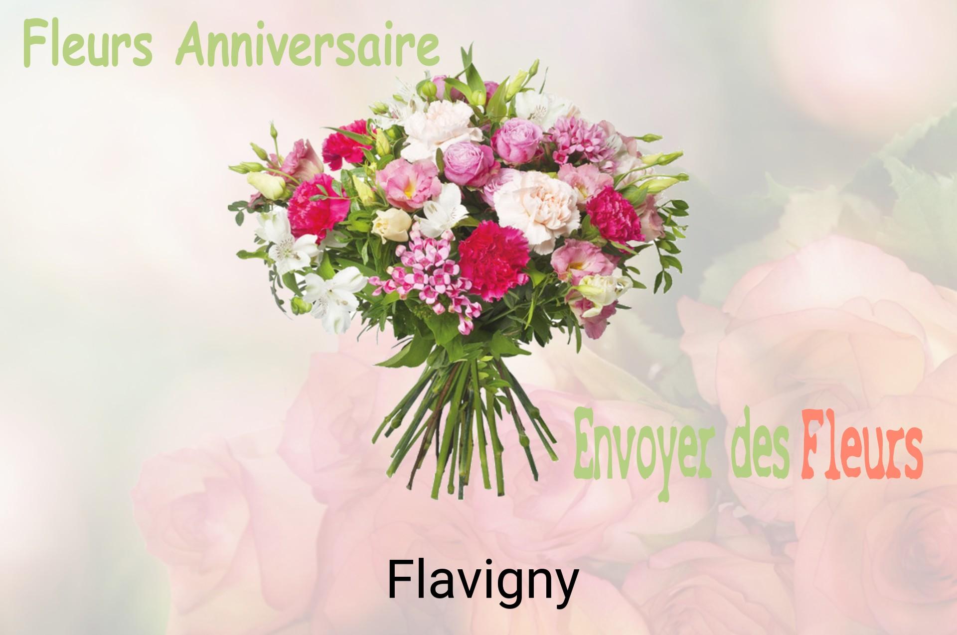 Bouquet de fleurs d’anniversaire livré à Flavigny